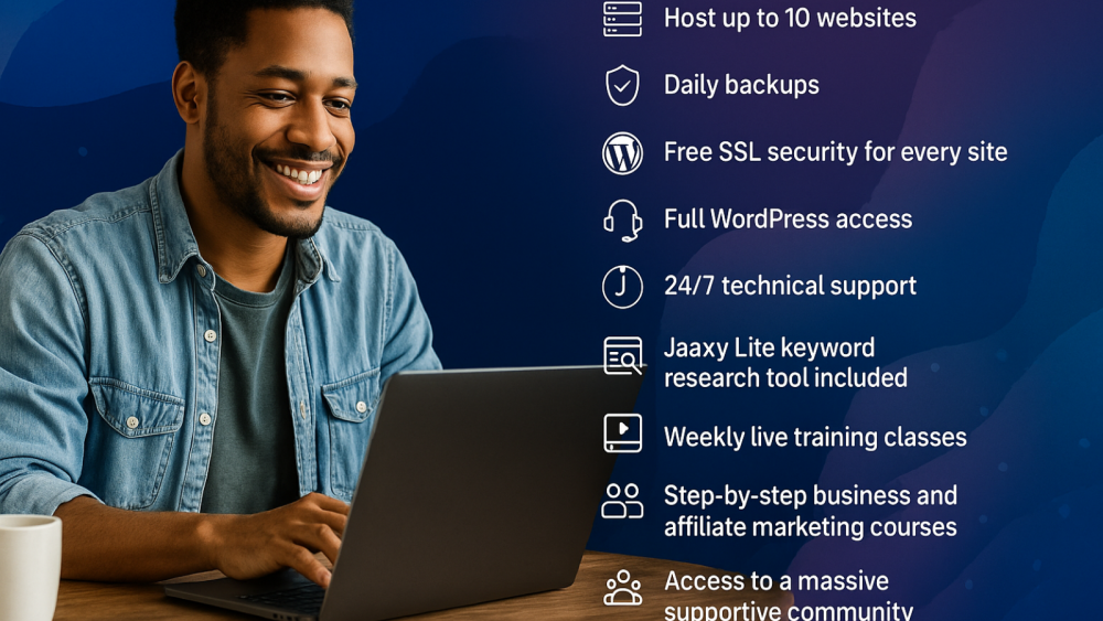 Alt text: Wealthy Affiliate hosting review 2025 comparison chart Bluehost GoDaddy Wix SiteGround